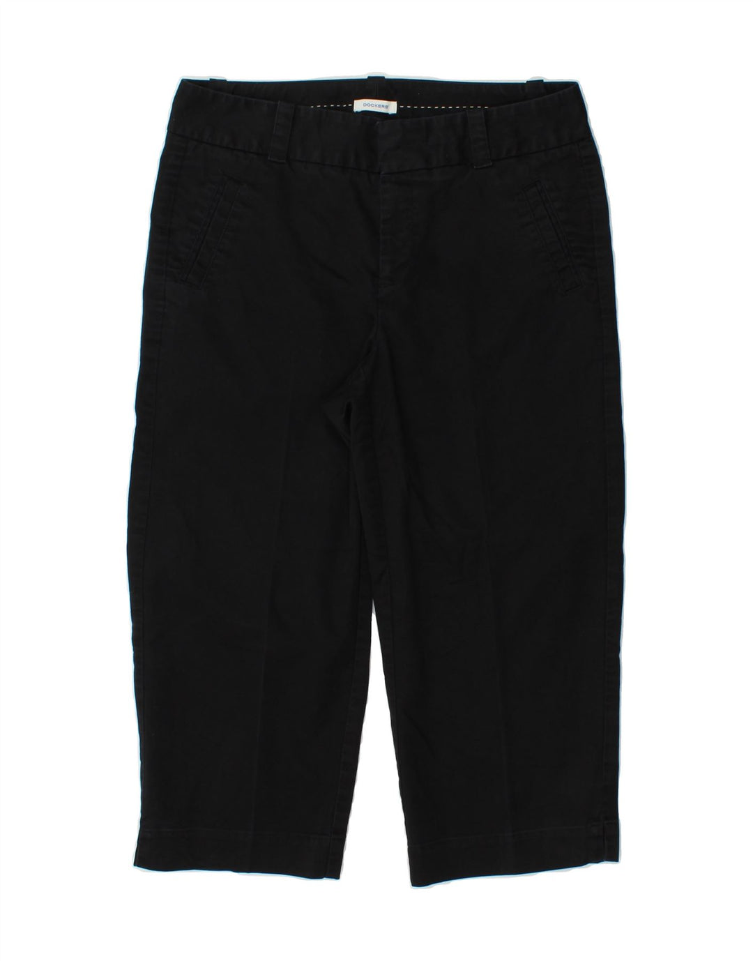 DOCKERS Womens Capri Trousers US 8 Medium W30 L20 Navy Blue Cotton Vintage Dockers and Second-Hand Dockers from Messina Hembry 