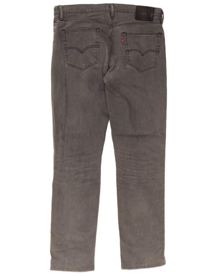 Levi's Mens 511 Slim Jeans W36 L34 Grey Cotton