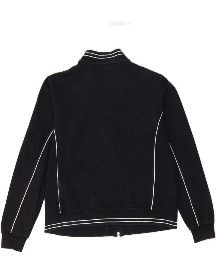 CHAMPION Womens Tracksuit Top Jacket UK 16 Large Black Cotton Vintage Champion and Second-Hand Champion from Messina Hembry 