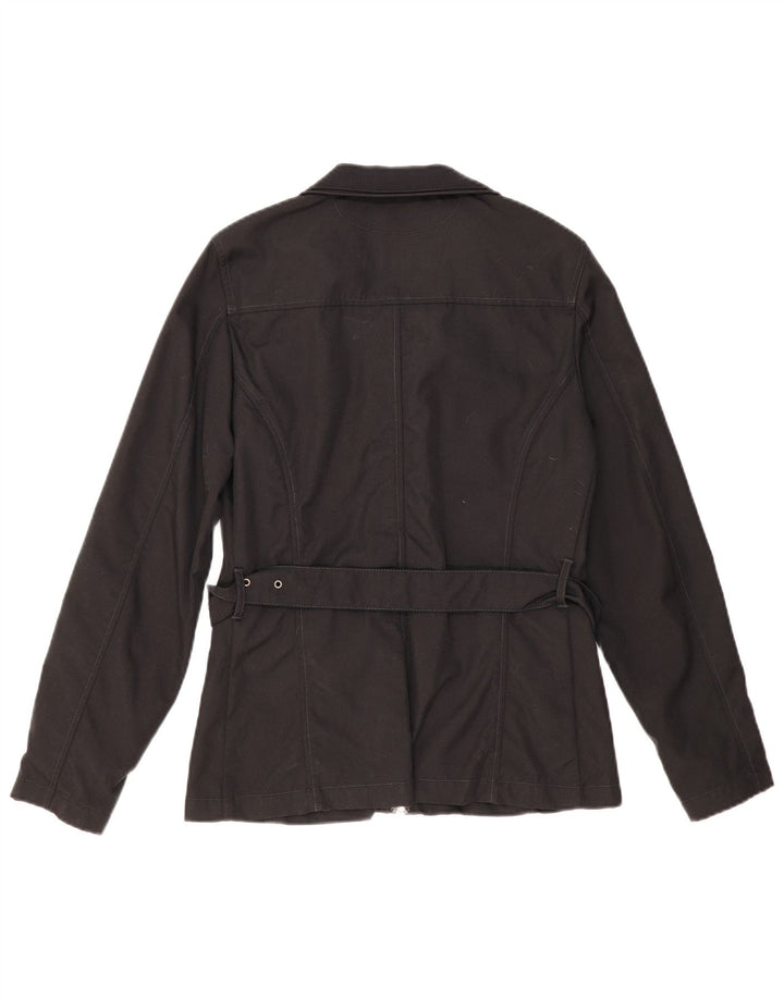 Woolrich Womens Utility Jacket UK 16 Large Black Nylon