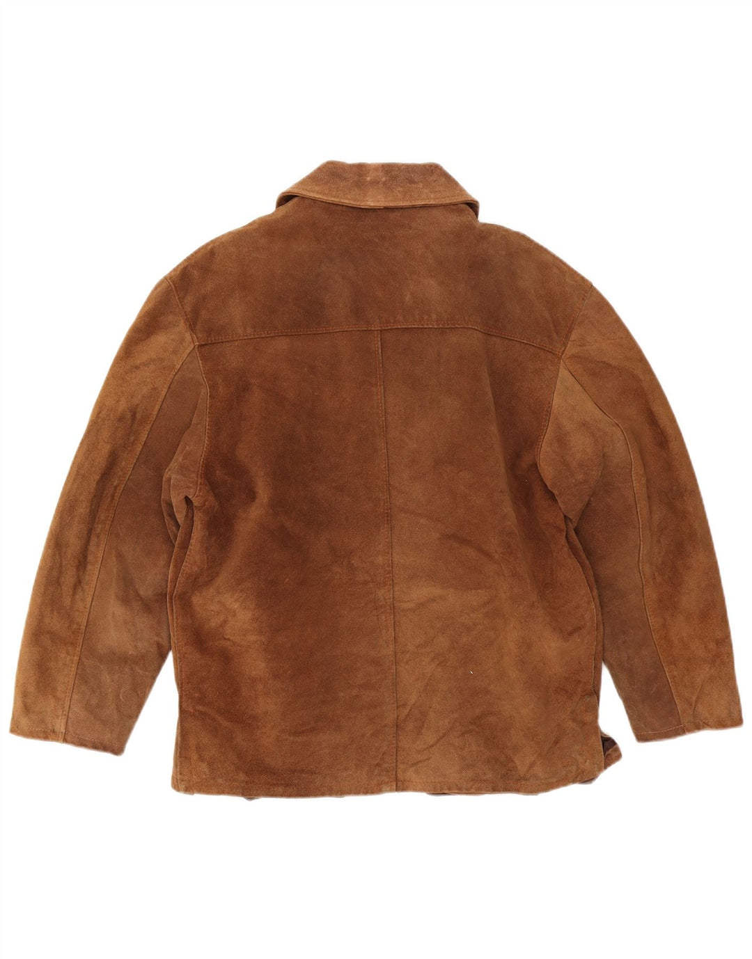 Vintage Damen Wildlederjacke UK 16 Large Braun