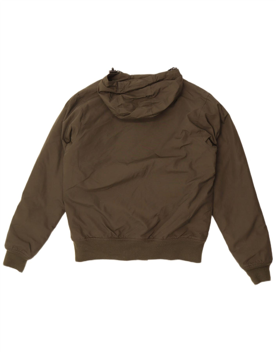 Dickies Mens Hooded Bomber Jacket UK 36 Small Khaki Polyamide