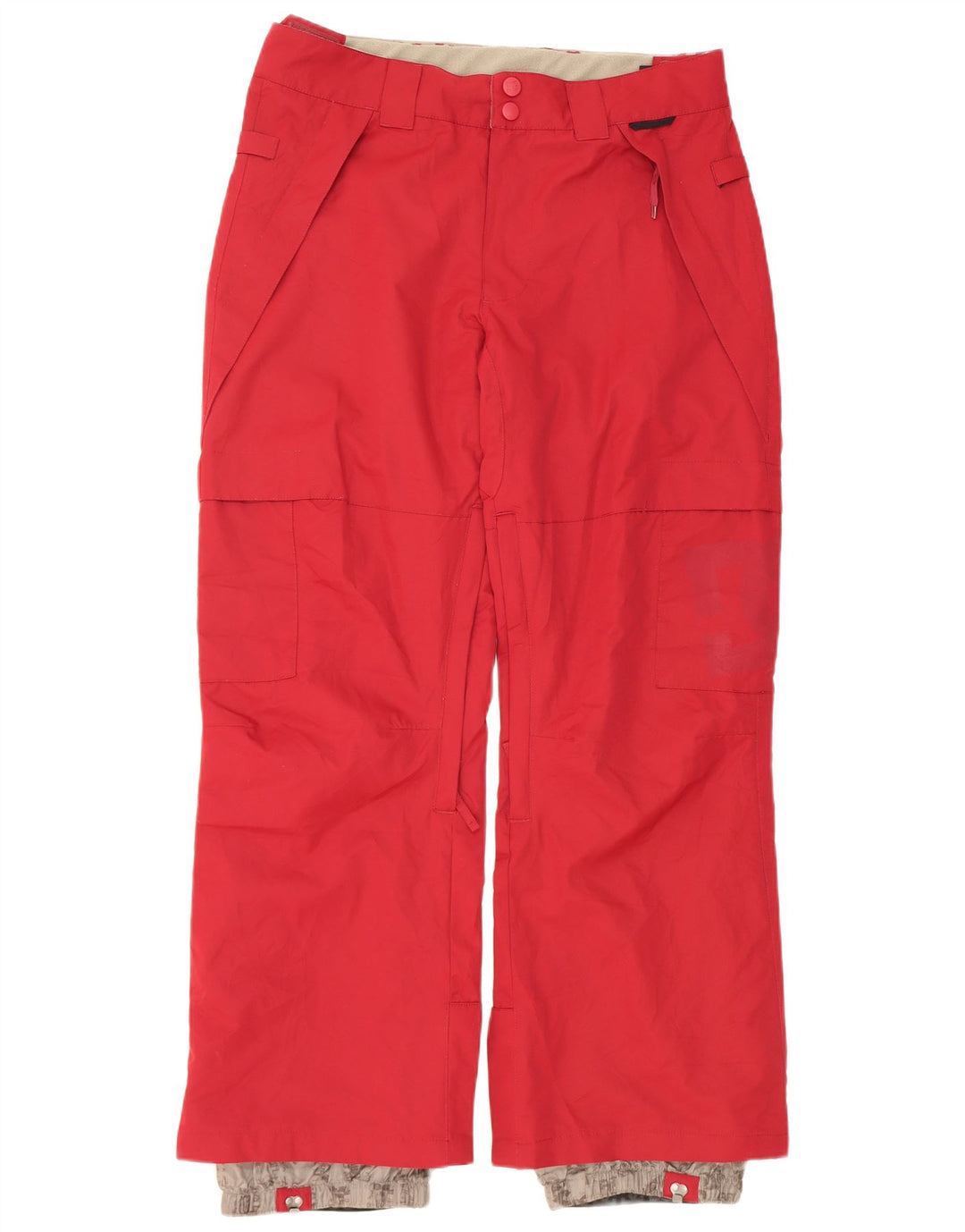 DC Mens Ski Trousers Medium  Red Polyester