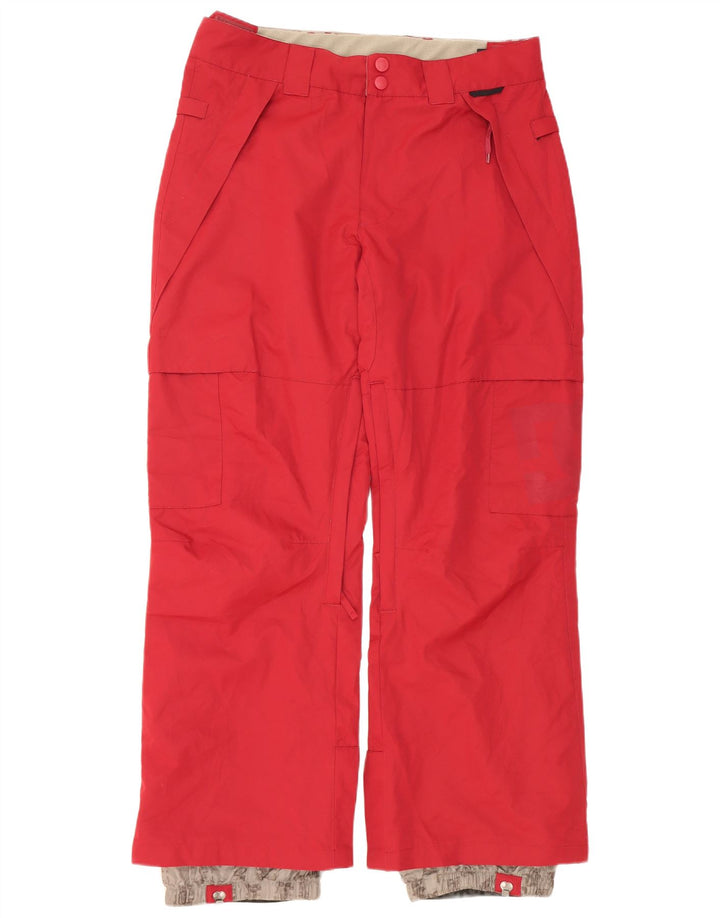 DC Mens Ski Trousers Medium  Red Polyester