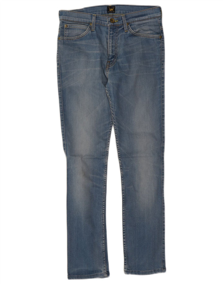 LEE Womens Cain Slim Jeans W30 L27 Blue Cotton