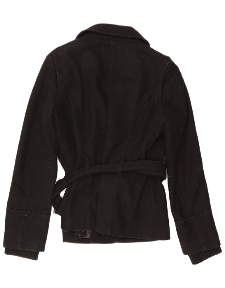 Zara Γυναικείο Utility Jacket UK 10 Small Black Polyester