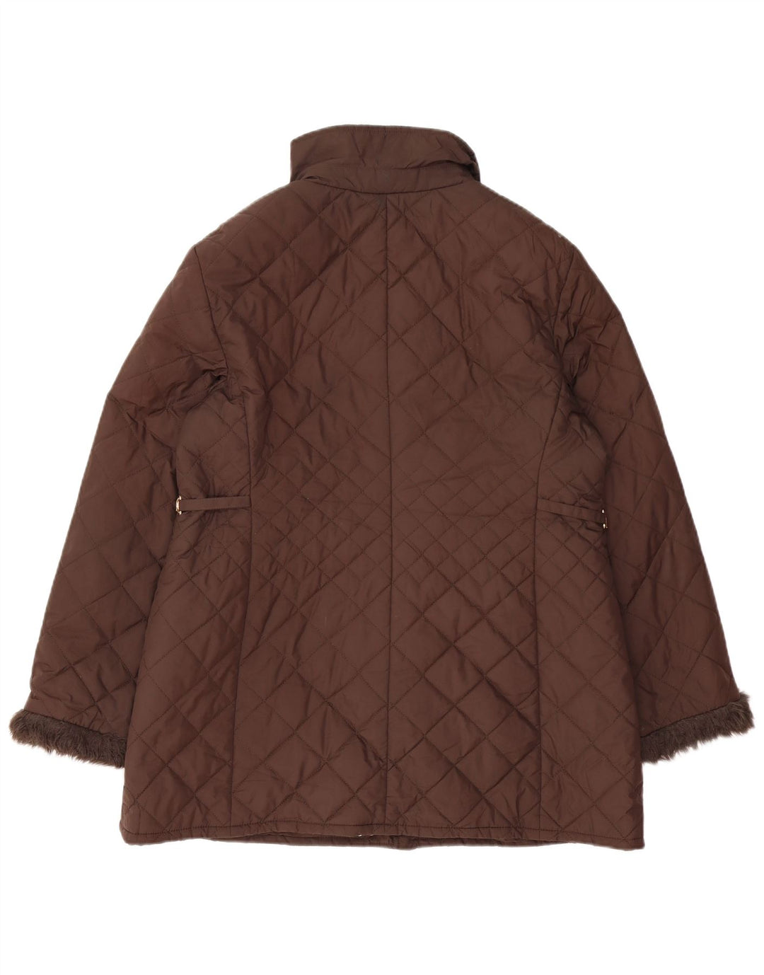 Marks & Spencer Chaqueta acolchada para mujer UK 46 Grande Poliéster marrón