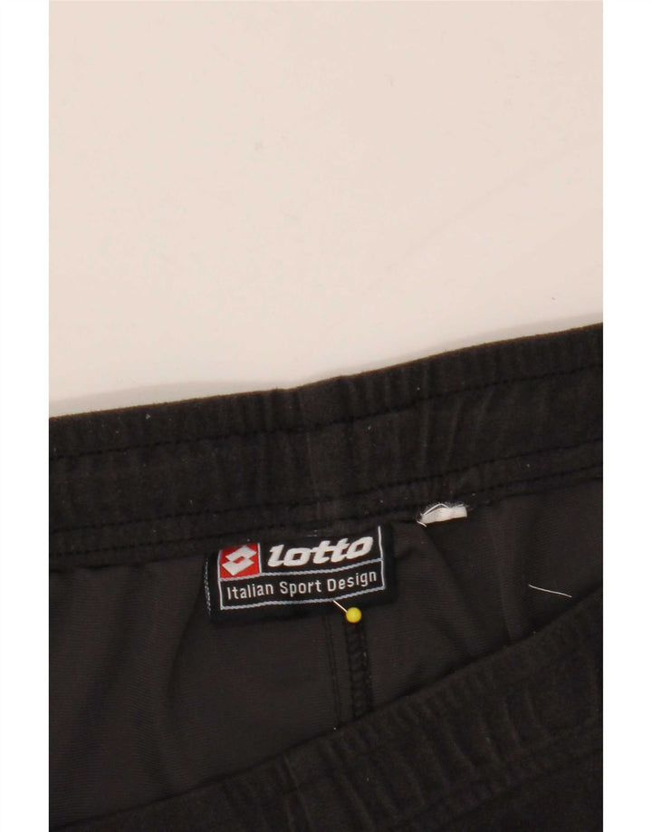 Pantaloni da tuta in pile da uomo Lotto Large neri