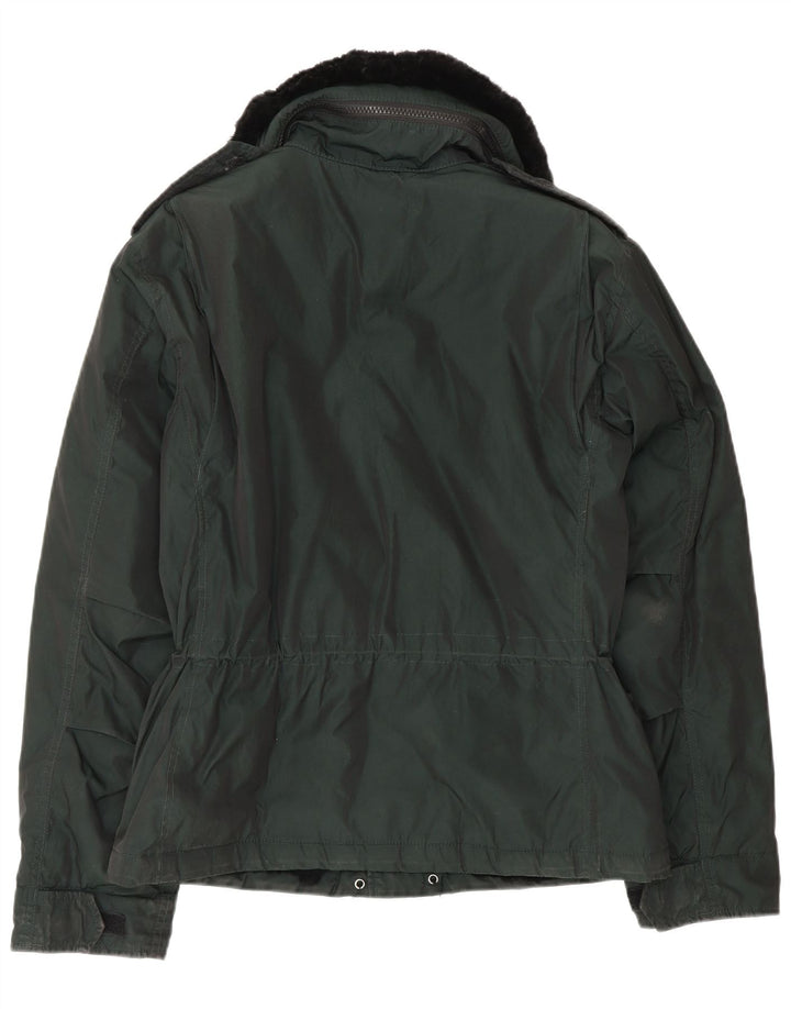 Jachetă militară pentru bărbați Aspesi UK 38 Medium Green Colorblock Poliester