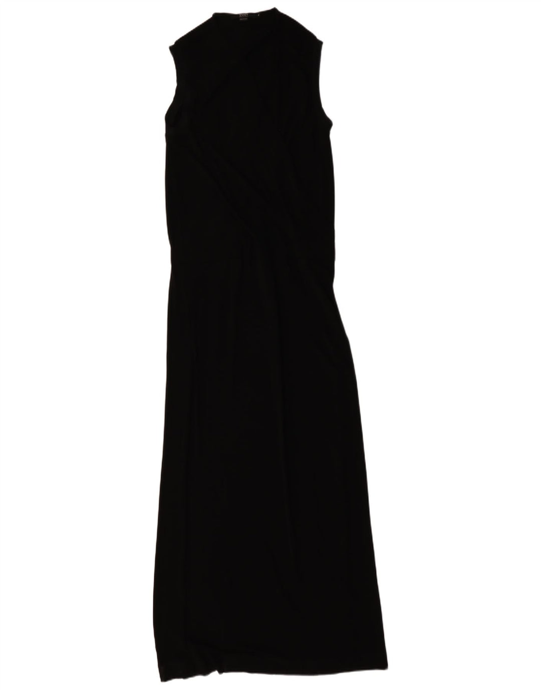 Abito lungo senza maniche da donna Seventy IT 46 Large in viscosa nera