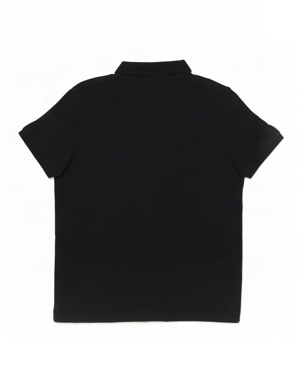 Gant Mens Graphic Polo Shirt Large Black Cotton