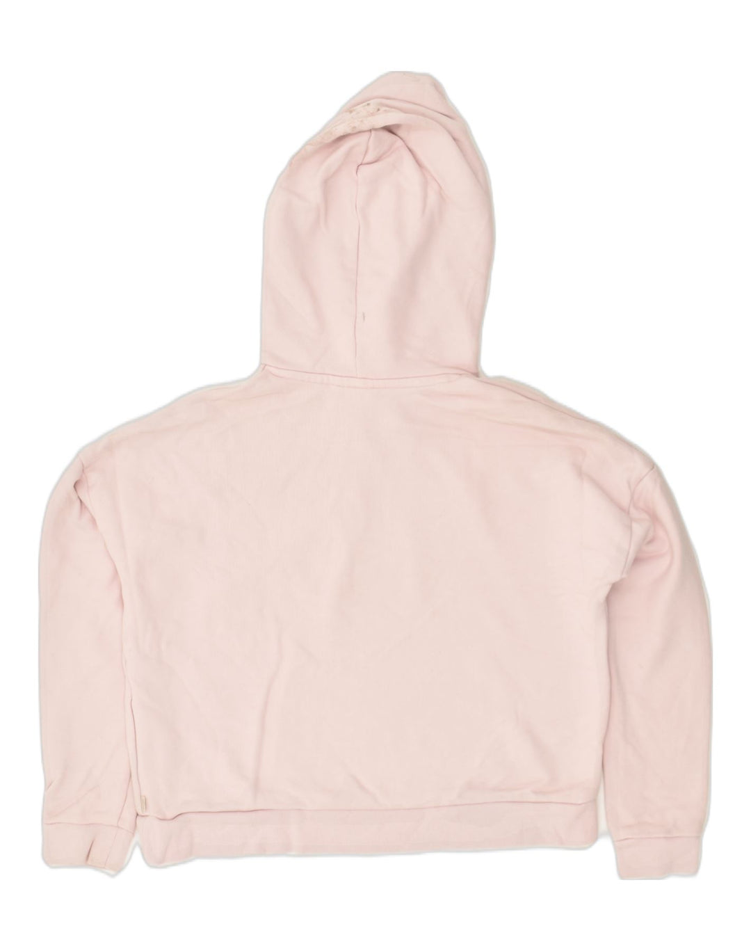 LEVI'S Womens Crop Graphic Hoodie Jumper UK 6 XS Pink Cotton | Vintage Levi's | Thrift | Second-Hand Levi's | Used Clothing | Messina Hembry 