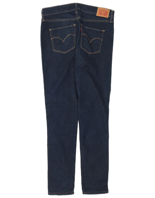 Женские джинсы скинни Levi's W31 L32 Темно-синие, хлопок