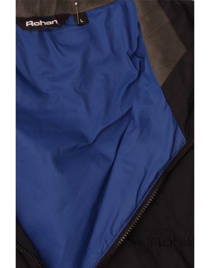 Rohan Herren Wattierte Jacke UK 40 Large Marineblau Polyamid
