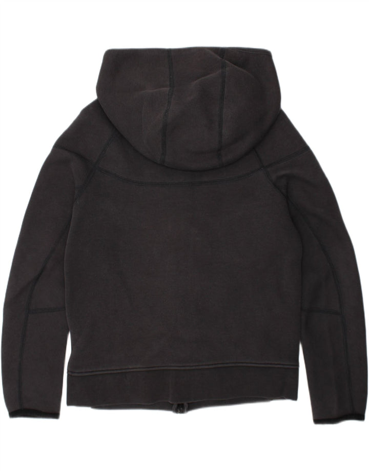 NIKE Boys Zip Hoodie Sweater 10-11 Years Medium  Grey Cotton Vintage Nike and Second-Hand Nike from Messina Hembry 