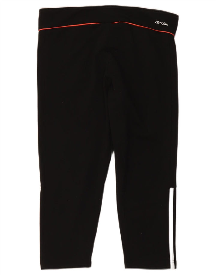 Leggings Adidas Climalite Capri da donna UK 12/14 Poliestere nero medio