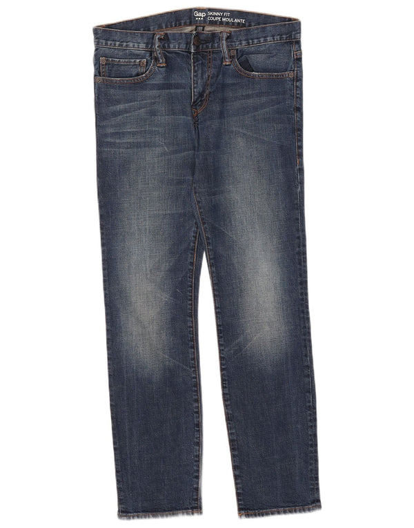Jeans skinny feminino Gap W30 L30 algodão azul