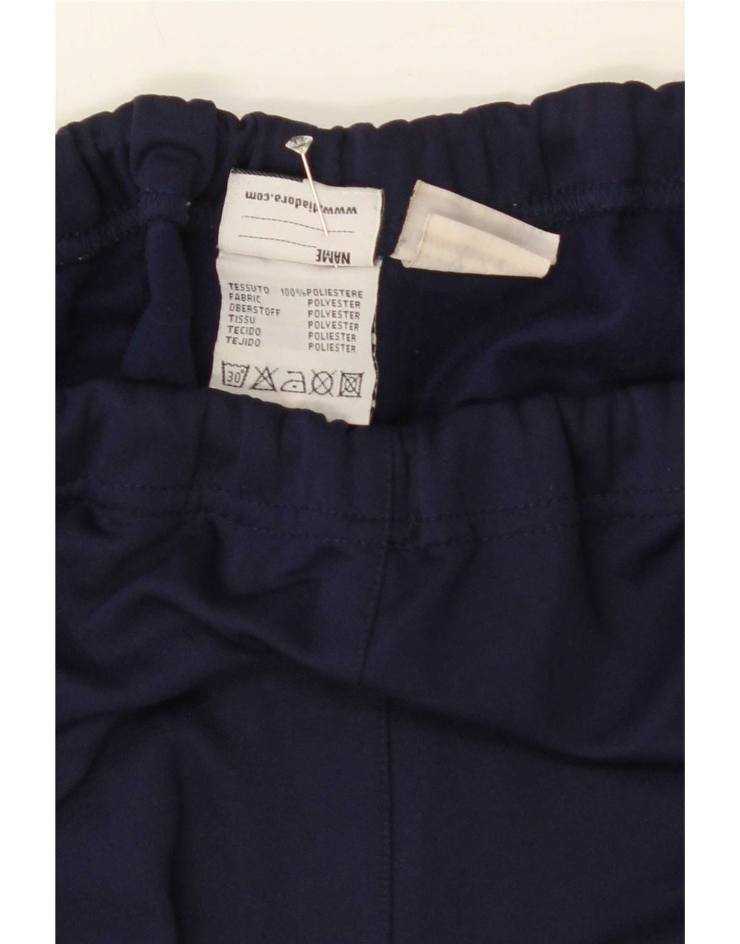 Diadora Mens Tracksuit Trousers Joggers Large Navy Blue Polyester