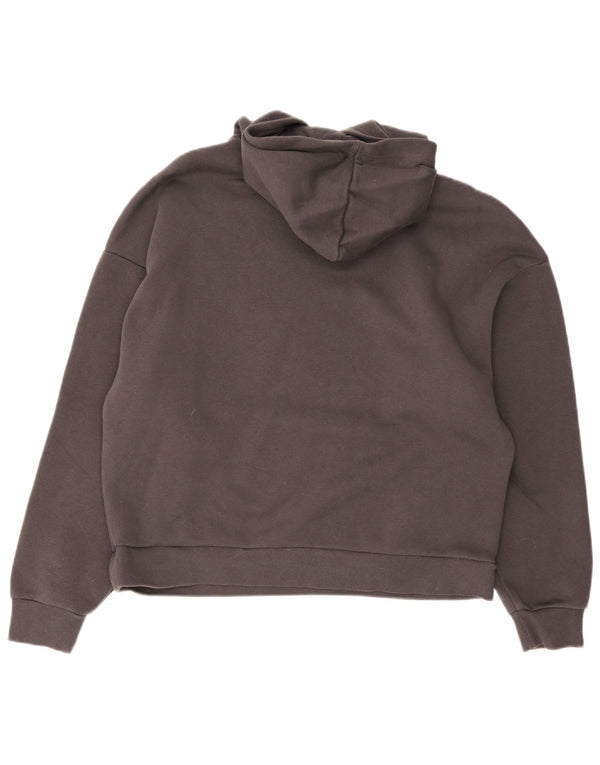 Felpa con cappuccio da uomo Puma Large in cotone grigio
