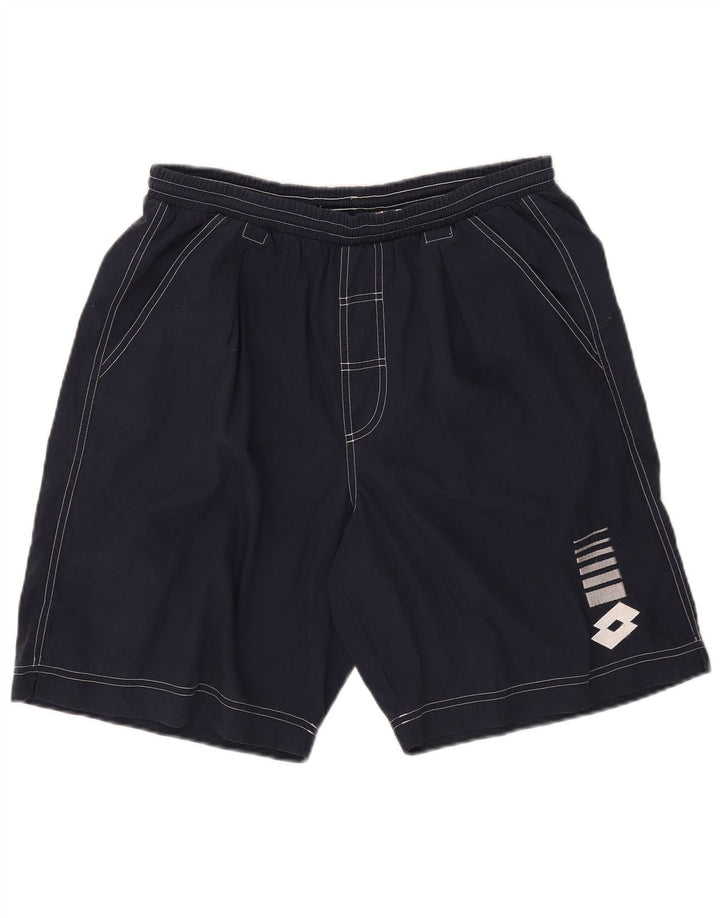 Lotto Mens Swimming Shorts UK 40/42 Large Navy Blue Polyester