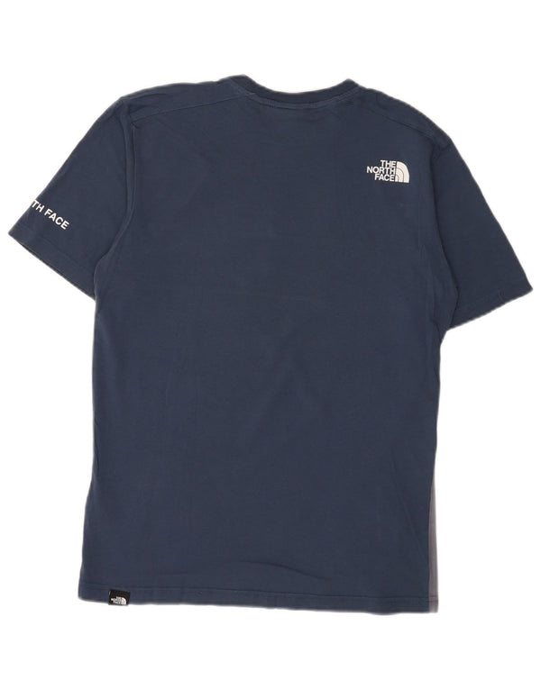 T-shirt grafica da uomo The North Face Top XS in cotone color block blu navy