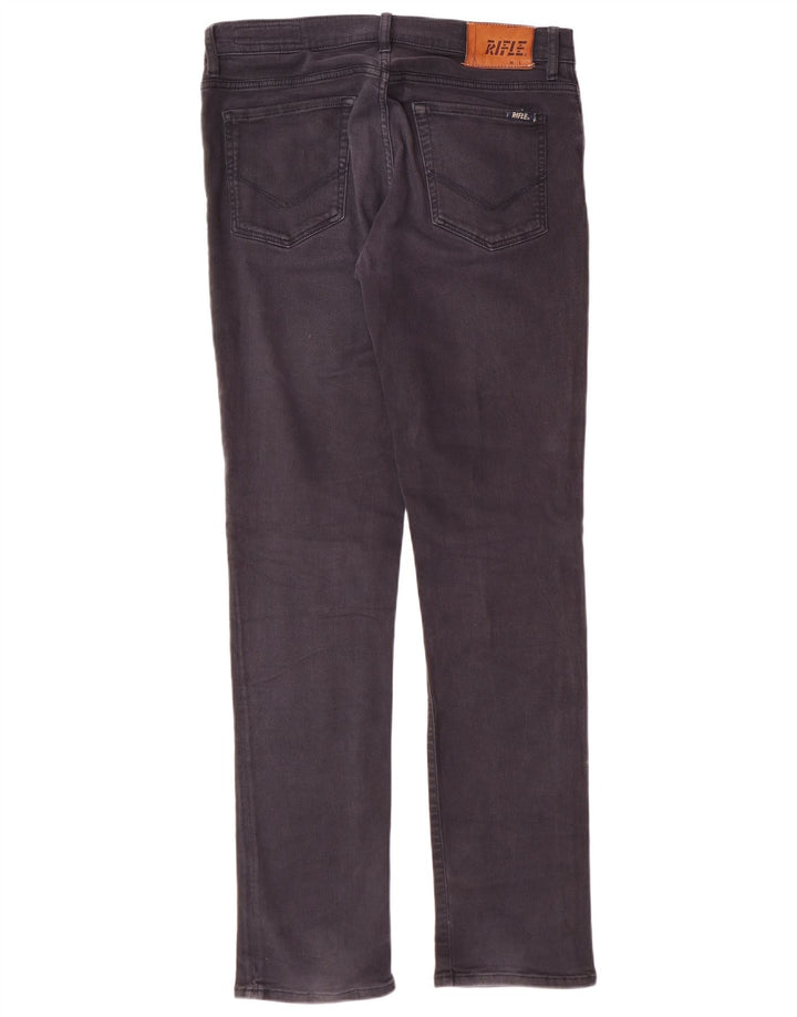 Jeans slim da uomo RIFLE W34 L34 cotone grigio