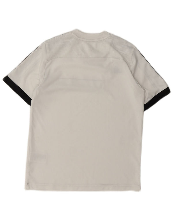 Adidas Boys Climacool T-Shirt Top 13-14 år Hvid Colourblock Polyester
