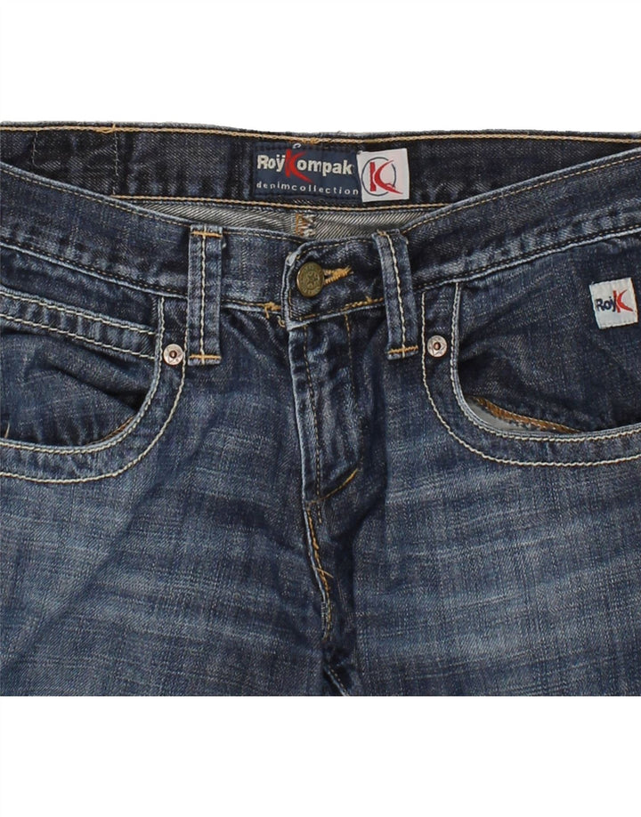 ROY KOMPAKT Womens Slim Jeans IT 44 Medium W32 L30 Navy Blue Cotton Vintage Roy Kompakt and Second-Hand Roy Kompakt from Messina Hembry 