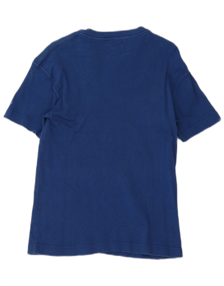 T-shirt da donna Energie Top grande in cotone blu