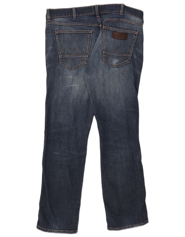 Мужские узкие джинсы Wrangler W35 L29 темно-синие