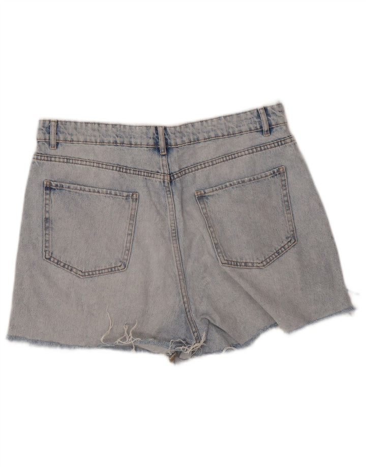ZARA denimshorts til kvinder EU 46 2XL W36 Blå