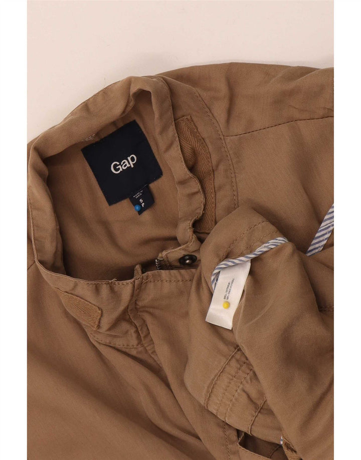 Gap Chaqueta utilitaria para mujer UK 10 Small Beige Lyocell