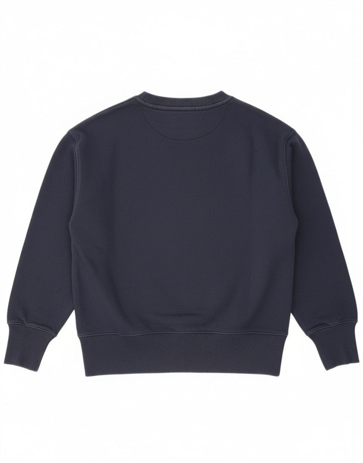 Tommy Hilfiger Mens Sweatshirt Jumper Small Navy Blue Cotton