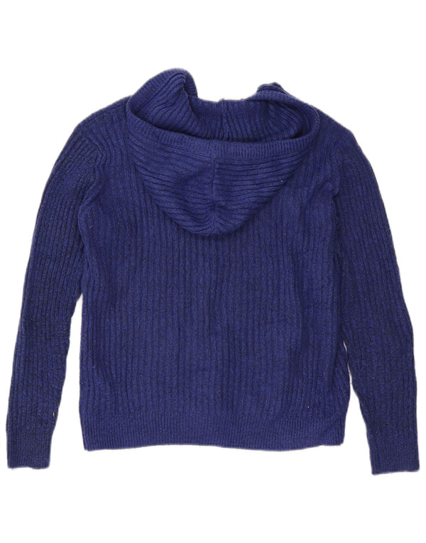 Marks & Spencer Suéter con capucha para mujer UK 44 Medium Azul marino