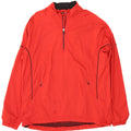 ADIDAS Mens Clima Proof Pullover Rain Jacket UK 40 Large Red Colourblock