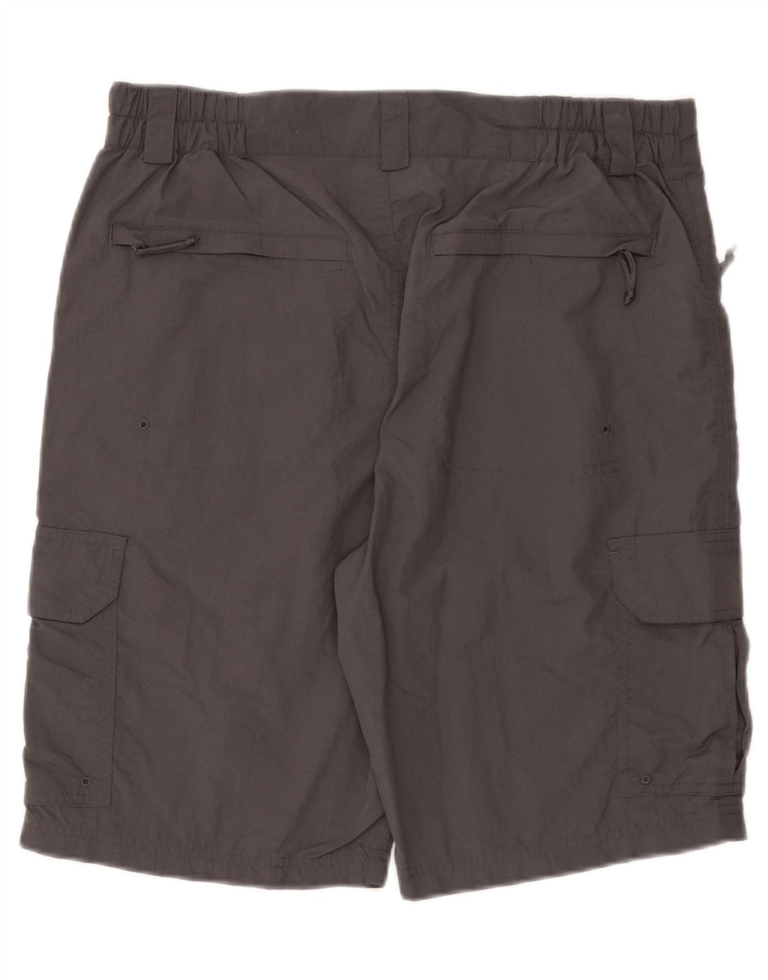 Shorts cargo masculino Mountain Warehouse W34 grande poliamida cinza