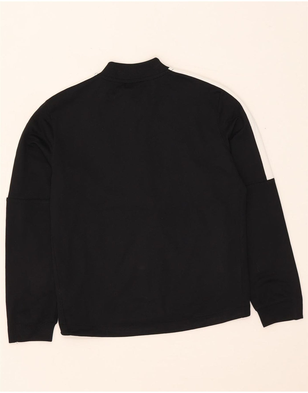 Nike Boys Dri Fit Tracksuit Top Jacket 10-11 Years Medium Black Colourblock