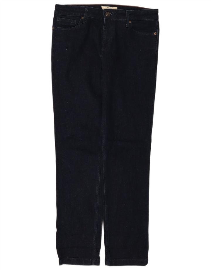 White Stuff Womens Straight Jeans UK 12 Medium W32 L30 Navy Blue Cotton