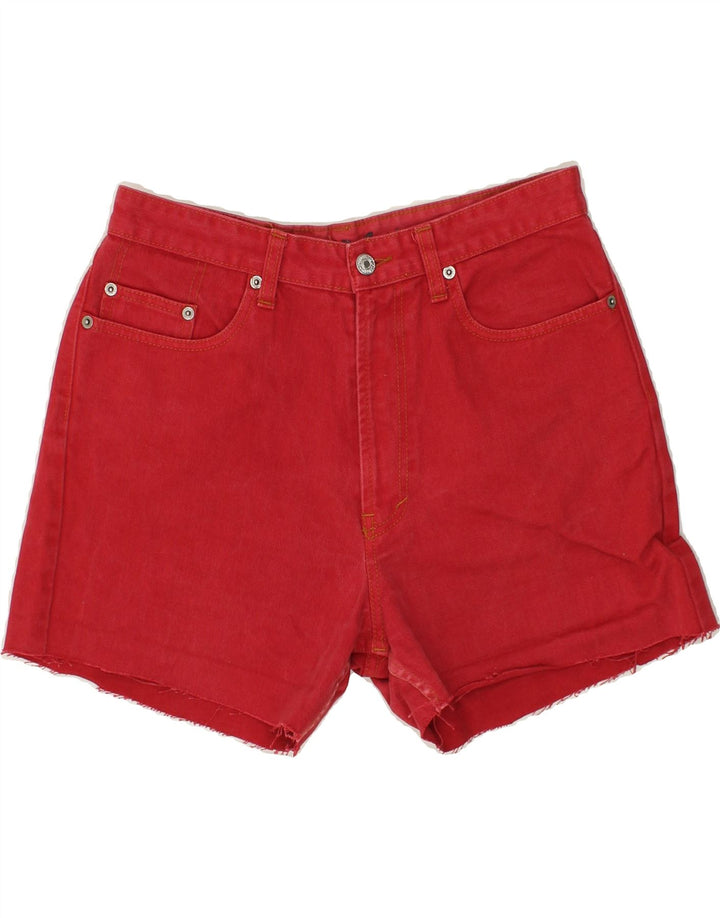 BENETTON Womens Denim Shorts W32 Large Red Cotton | Vintage Benetton | Thrift | Second-Hand Benetton | Used Clothing | Messina Hembry 