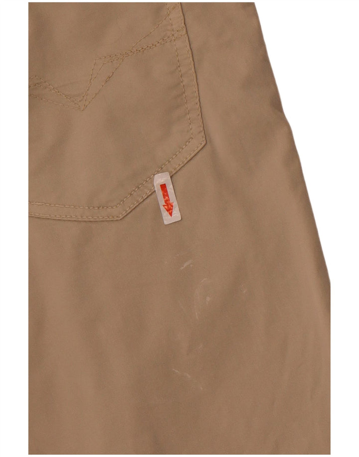 Guess Mens Casual Shorts W34 Large Beige Cotton