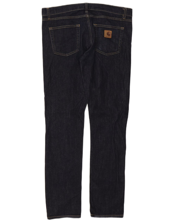Spodnie damskie Carhartt Rebellion Slim Jeans W33 L32 Granatowa bawełna