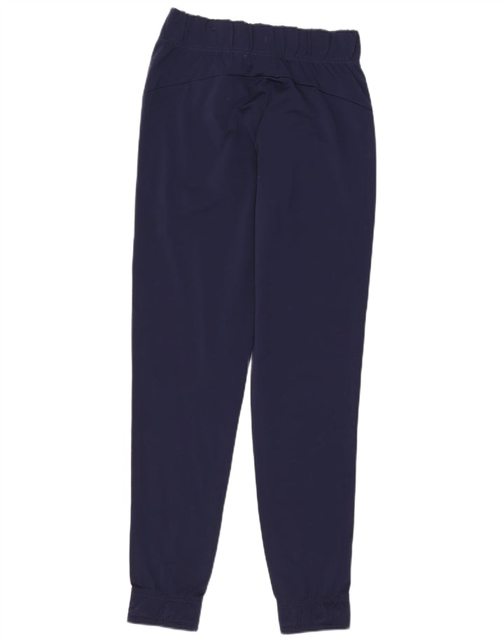 Puma Womens Tracksuit Trousers Joggers UK 10 Small  Navy Blue Polyester