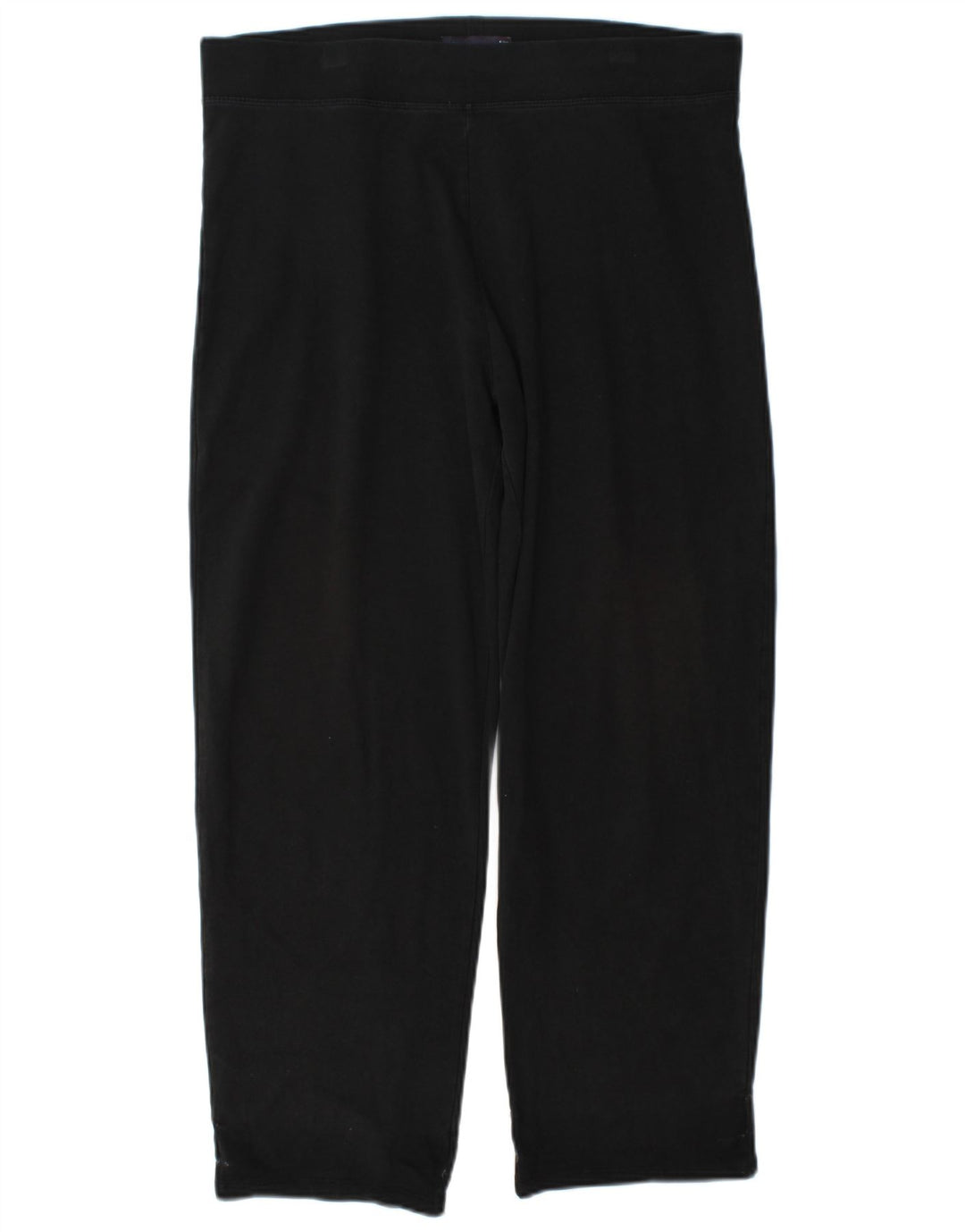 Marks & Spencer Womens Short Leggings UK 16 Large  Black Cotton