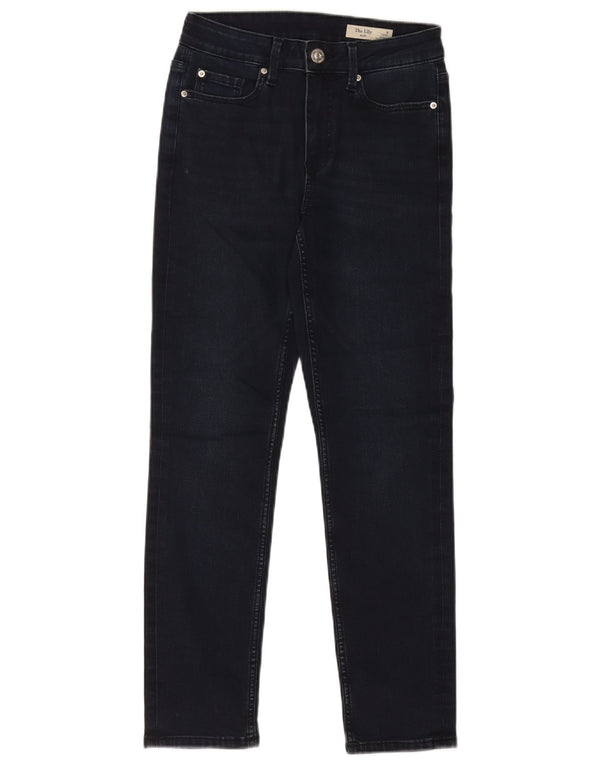 Marks & Spencer Damen The Lily Slim Jeans UK 8 Small W26 L27 Marineblau
