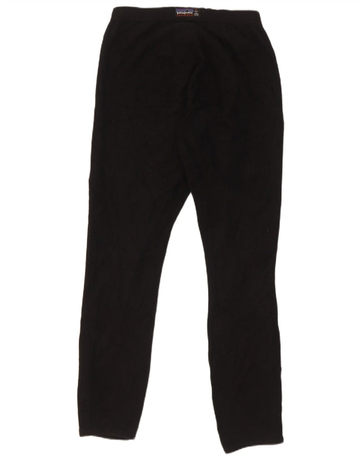 Patagonia Leggings Femme UK 14 Medium Noir Polyester