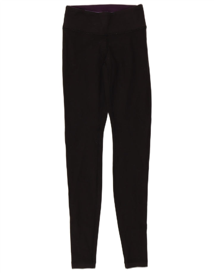 Lululemon Dame Leggings US 2 XS Sort Syntetisk