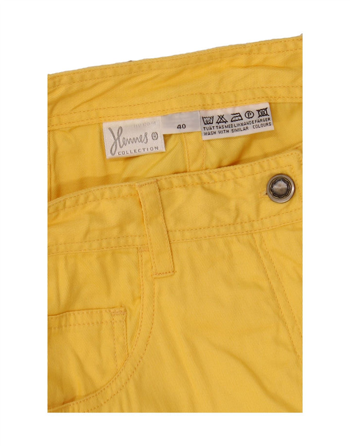 HENNES Womens Casual Shorts IT 40 Small W28  Yellow Vintage Hennes and Second-Hand Hennes from Messina Hembry 