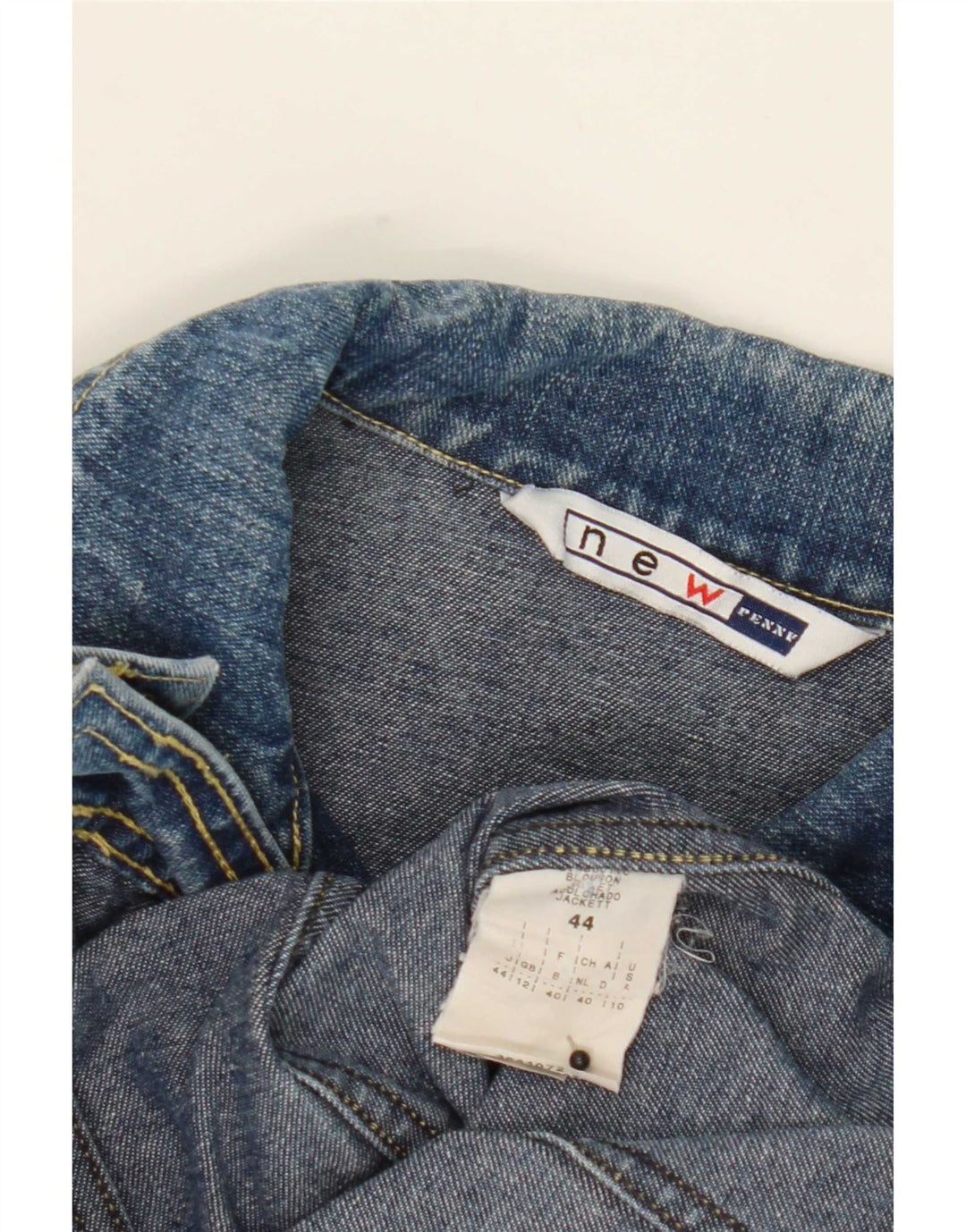 Ny Penny Womens Crop denimjakke UK 12 Medium Blue Cotton
