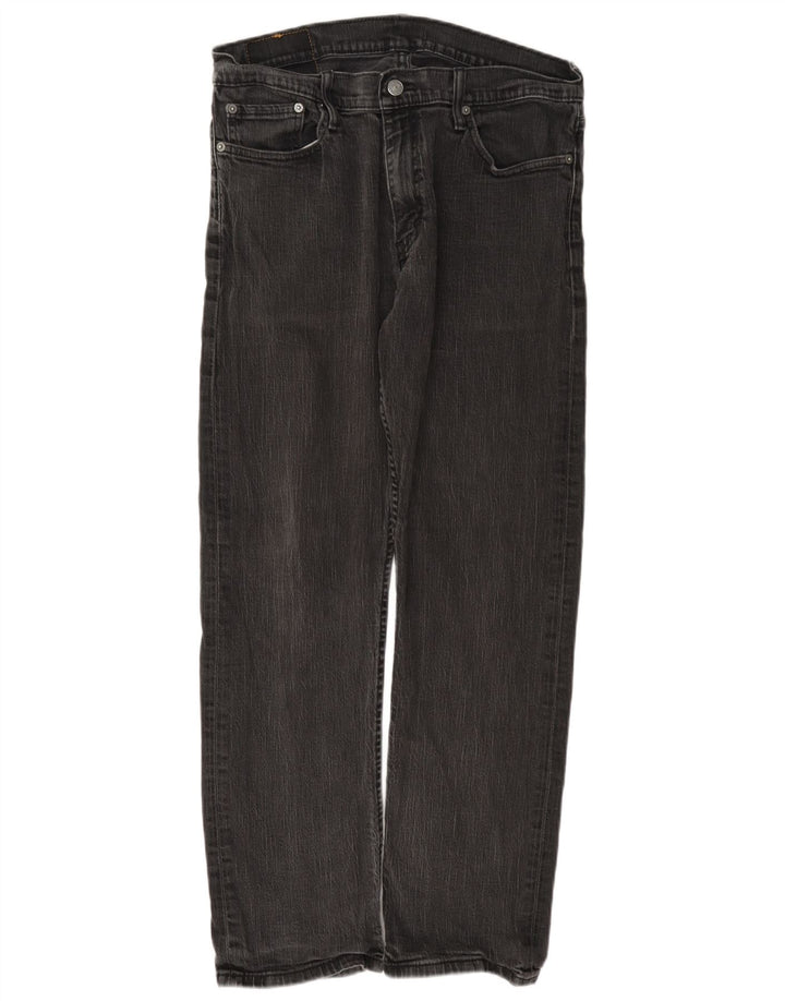 Levi's Mens 514 Straight Jeans W36 L32 Γκρι βαμβακερό