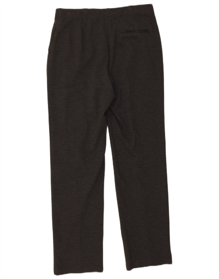 Marks & Spencer lige bukser til kvinder UK 12 Medium W30 L29 Grå viskose